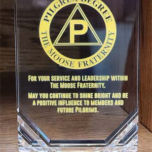 Pilgrim Award of Achievement Plaque