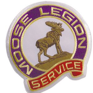 5 1/4 inch Moose Legion Embroidered Emblem