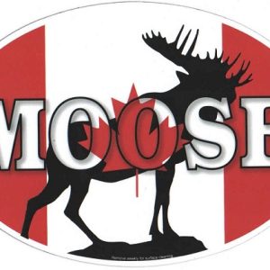 Canada Moose Oval Magnet