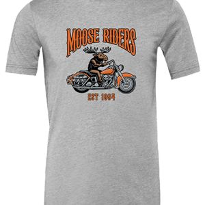 Moose Riders Gray T-Shirt