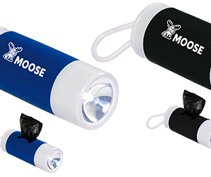 Moose Pet Waste Bag & Flashlight