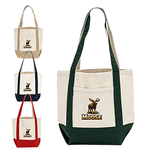Moose Mini Canvas Tote