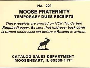 Temporary Dues Receipts - book of 50