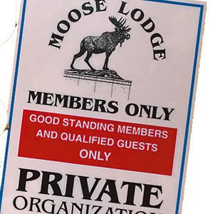 Lodge Members Only Decal - outside mount