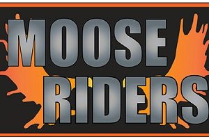 Moose Riders Glass Decal