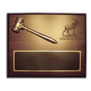 Family Fraternity Gavel Plaque