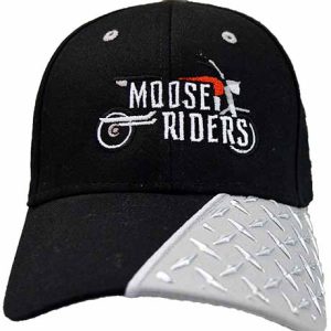 Moose Riders Black/Silver Cap