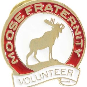 Moose Volunteer Lapel Pin