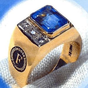 Custom Fellowship Ring with Diamonds