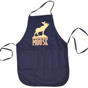 Navy Full Length Moose Apron