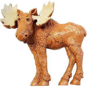 Moose Jeweled Eyes Clay Magnet