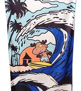 Moose Micro Fleece Beach Towel
