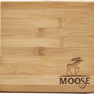Moose Bamboo Cutting Board
