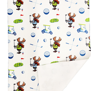 Moose Microfiber/Scrubber Golf Towel