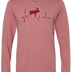 Moose Long Sleeve Heart Beat Shirt