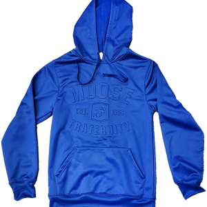 Moose Fraternity Royal Embossed Hooded Sweatshirt