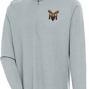Shadow Gray Moose 1/4 Zip Long Sleeve