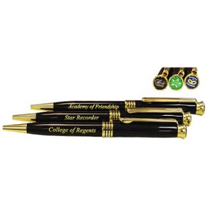 Academy of Friendship Black Pen