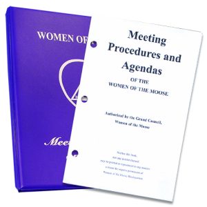 Meeting Procedures and Agendas Binder & Pages