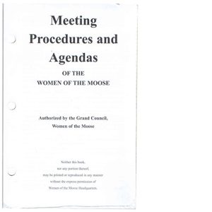 Meeting Procedures and Agendas Pages Only 2021