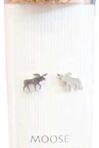 Moose Earrings In Bottle