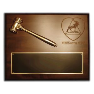 WOTM Gavel Plaque