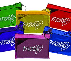 WOTM Vinyl coin zip purse