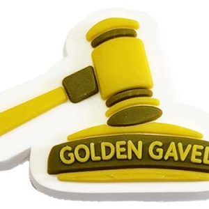 Golden Gavel Shoe Charm