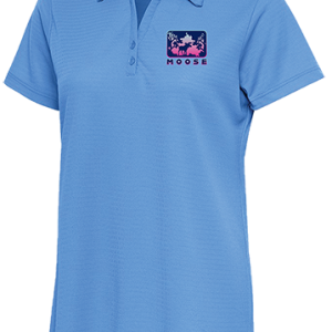 Women's Sky Blue Moose Polo