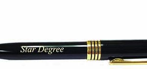 Star Degree Black Pen