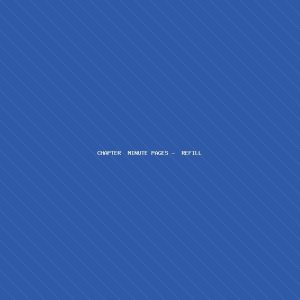 Chapter  Minute Pages -  Refill