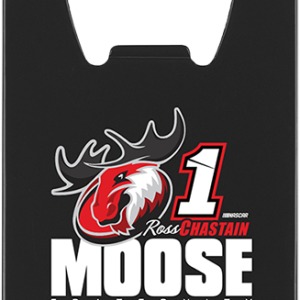 R Chastain Moose Racing Bottle Opener