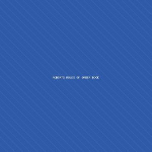 Roberts Rules of Order Book