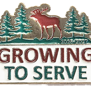 Growing to Serve Lapel Pin